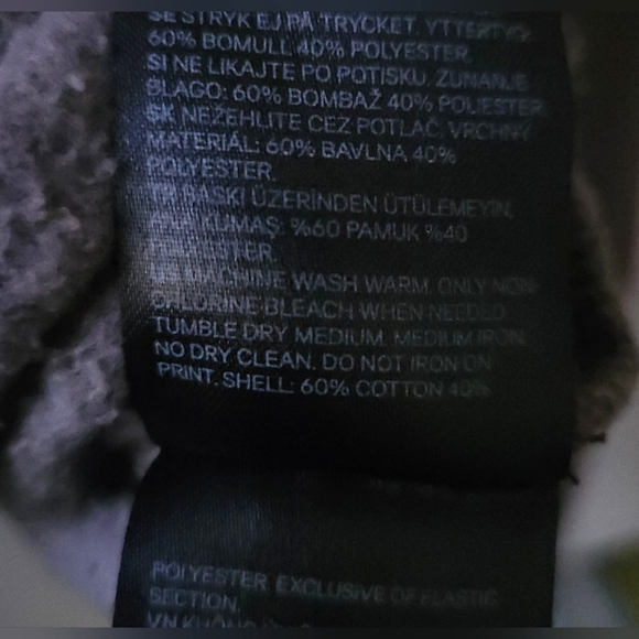 H&M NASA Crop Sweatshirt in Grey, size S - Picture 6 of 8